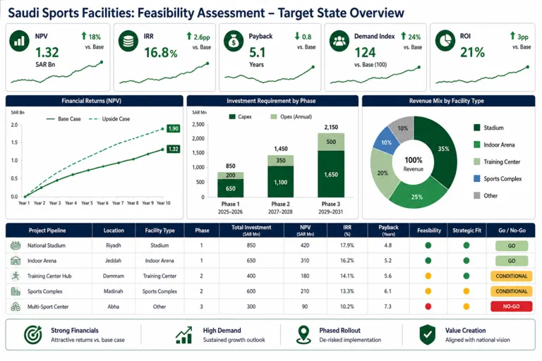 Saudi Sports Feasibility Study & Market Assessment