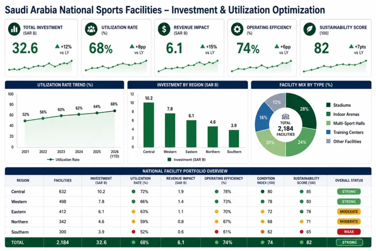 Sports Infrastructure & Facility Development in Saudi Arabia