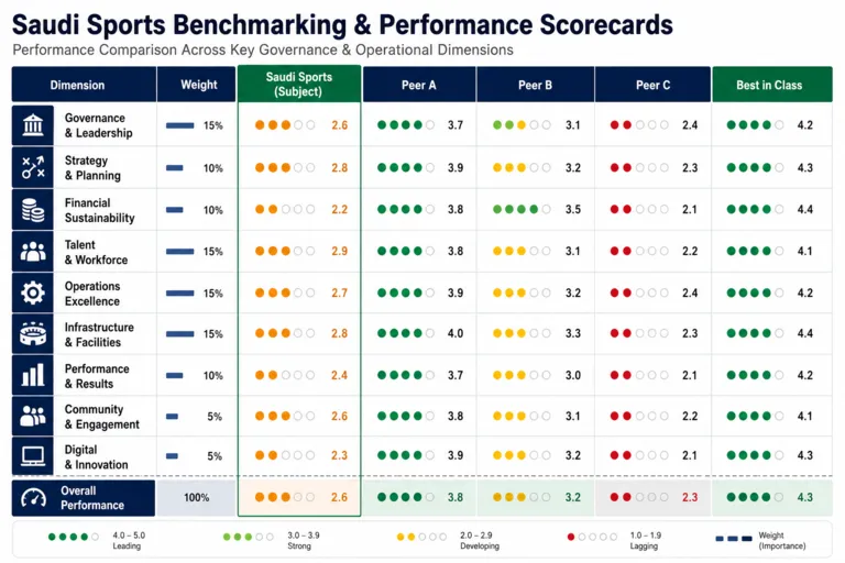 Saudi Sports Benchmarking & Performance Assessment