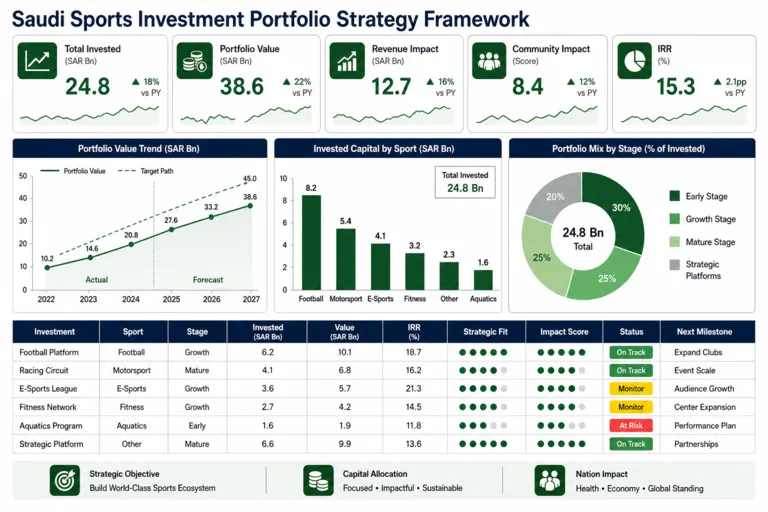 Sports Investment & Strategic Planning in Saudi Arabia
